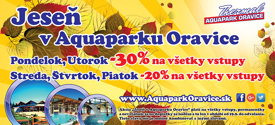 jesen aquapark oravice