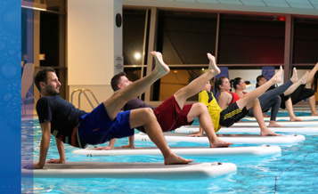 cvicenie floatfit hiit aquapark senec