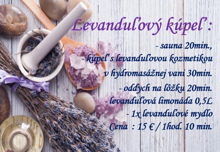 levandulovy kupel vodny raj vyhne