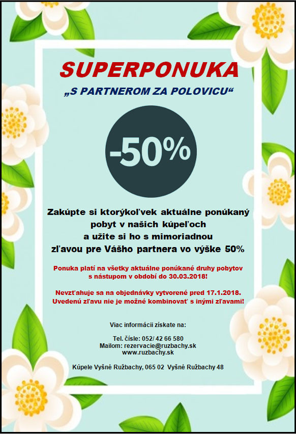 akcia kupele vysne ruzbachy